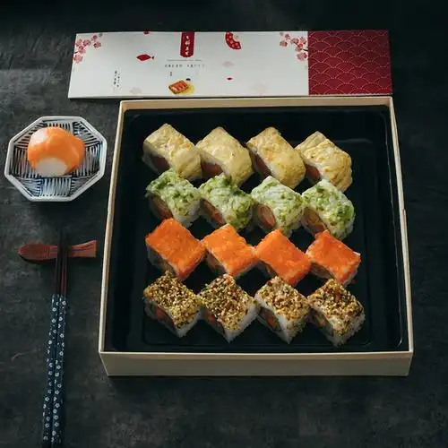 寿司打包盒一次性商用高档刺身盒子日式外卖便当盒餐盒木质寿司盒