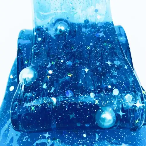 拉面泥 女孩_嬷嬷史莱姆星辰系列水晶泥起泡胶拉面胶泰透女孩玩具彩泥