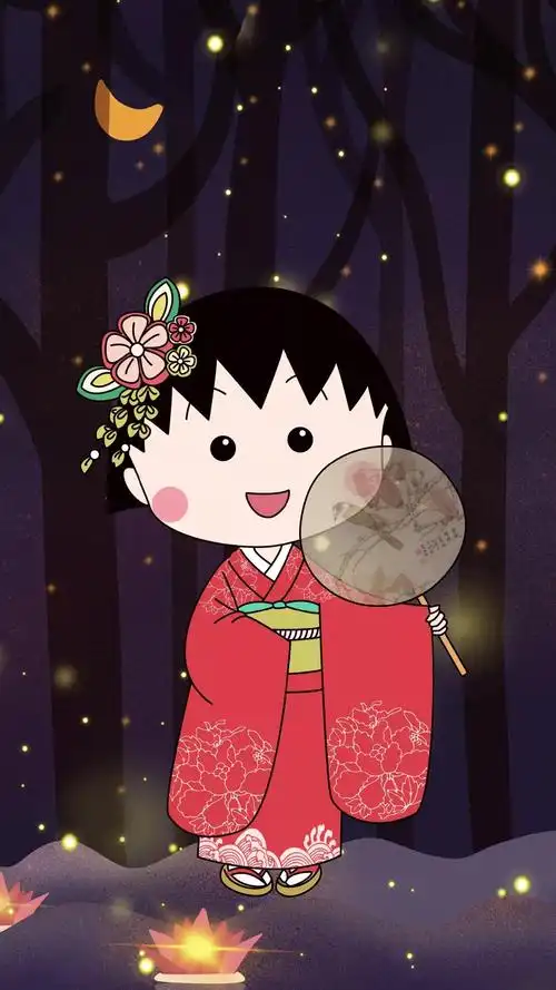 樱桃小丸子呆萌图片(壁纸小馆) - 赤虎壹号