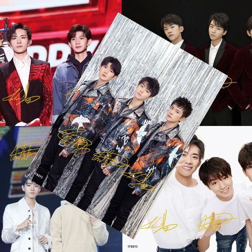 tfboys海报 2023墙贴王俊凯王源易烊千玺周边明信片写真壁纸挂画