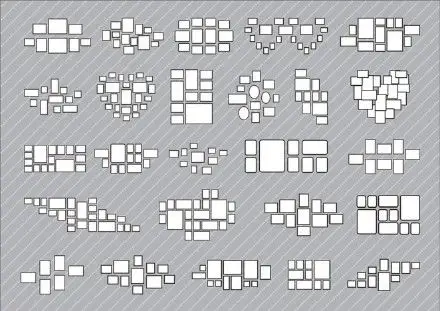 实用的照片排版,照片墙布局参考