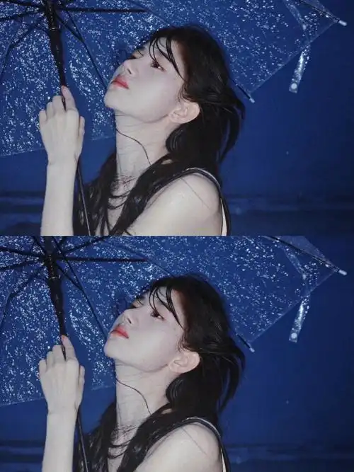 蓝色温柔系壁纸之鞠婧祎 第二波