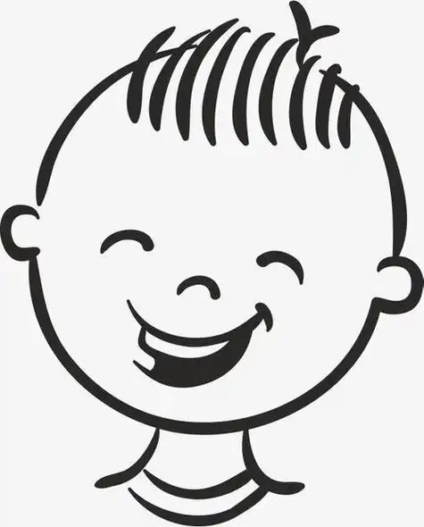 儿童微笑简笔画