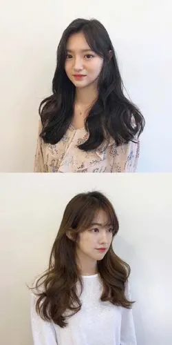 18款韩系微卷造型刘海处理得太好看