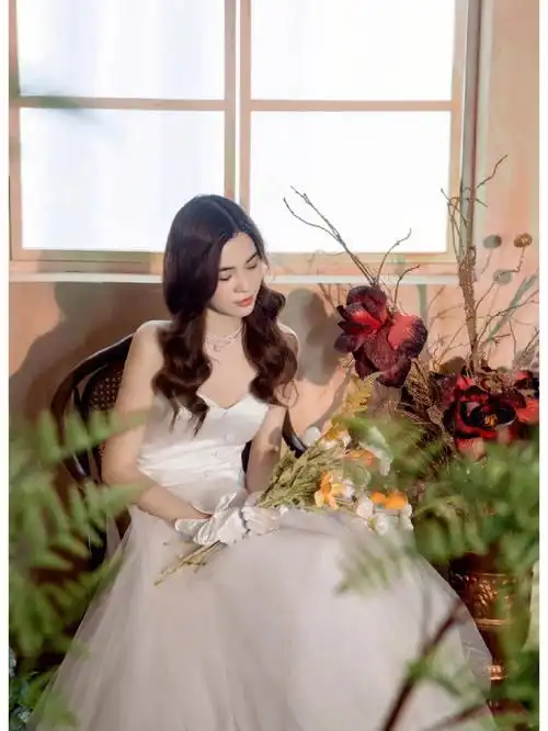 单人婚纱照一个人的浪漫