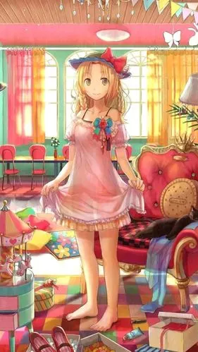 人物卡通唯美清新q图版本简约时尚布艺原创卡通漫画手绘插画动漫可爱