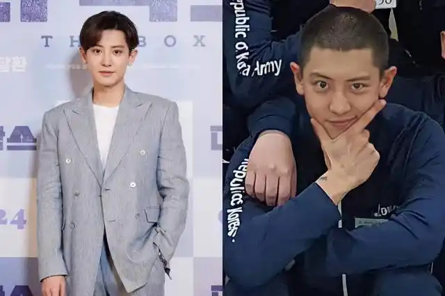 exo灿烈入伍近况曝光!黝黑平头帅翻「军中也是c位」