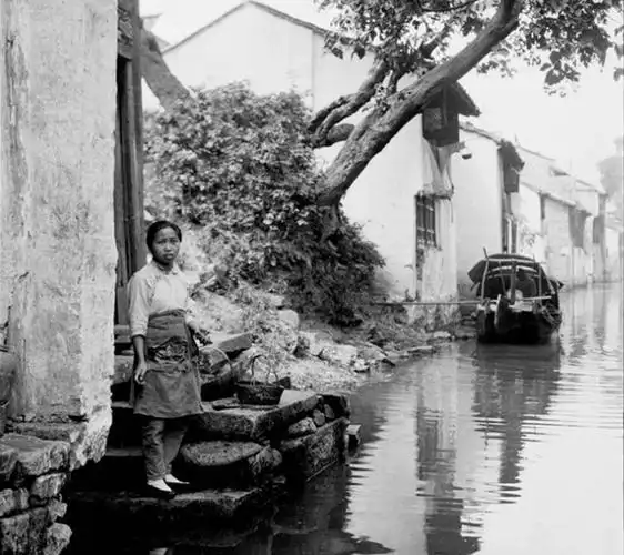 老照片,上世纪二三十年代,江南水乡人的生活