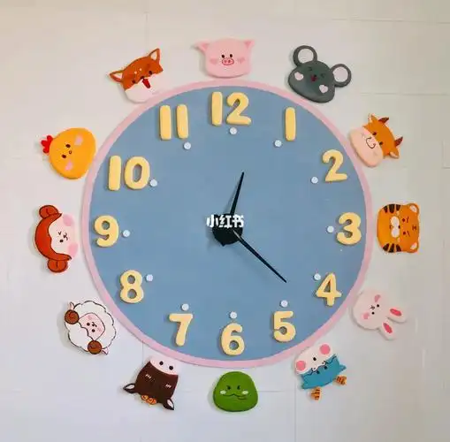 幼儿园环创02十二生肖时钟
