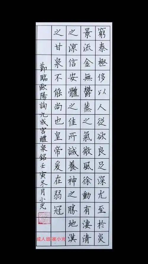 【来稿点评】南阳市硬笔书法家协会古帖竞临活动来稿点评选登(成人组)