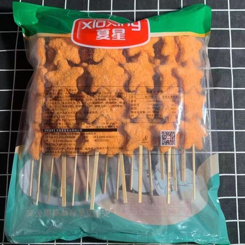 夏星美味五星鸡块串商用油炸小吃半成品60g/串*20串/包*8包