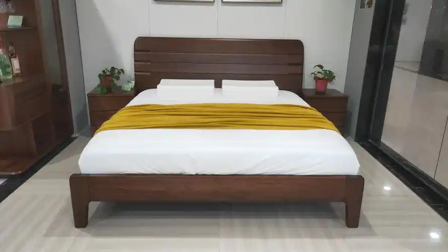 森资雅实木中式卧室床6号床