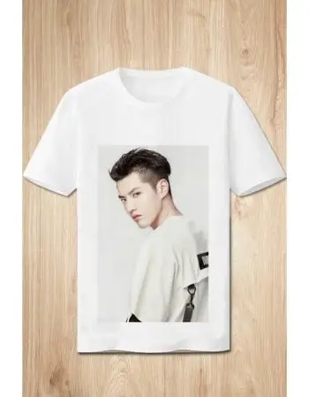 exo吴亦凡同款短袖t恤夏季男女宽松应援服粉丝服学生潮 25 男m