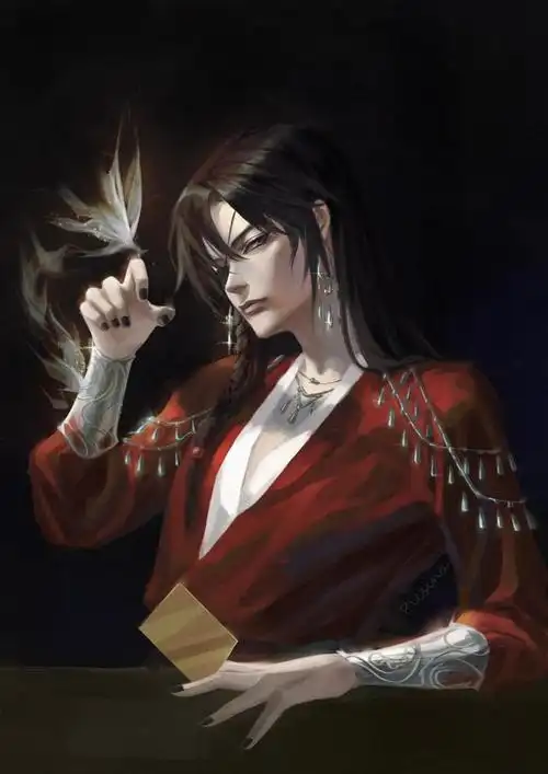 p站画师笔下的花城:红衣胜枫,血雨探花,邪魅狂狷霸气妖娆