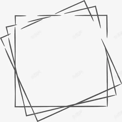 简约多边形线条标签高清素材多边形手绘灰色边框矢量图案简约线条装饰