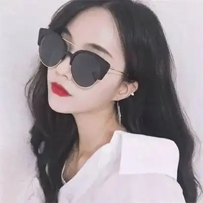 2022超拽霸气女头带墨镜很有范超级个性又很酷的女头