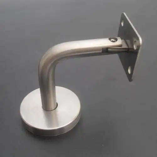 供应实心不锈钢楼梯配件玻璃托 活动墙托 扶手支架 货源足起货快