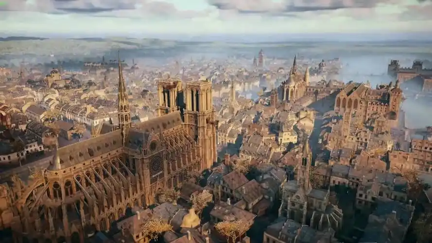 仅存完整的巴黎圣母院《刺客信条大革命》