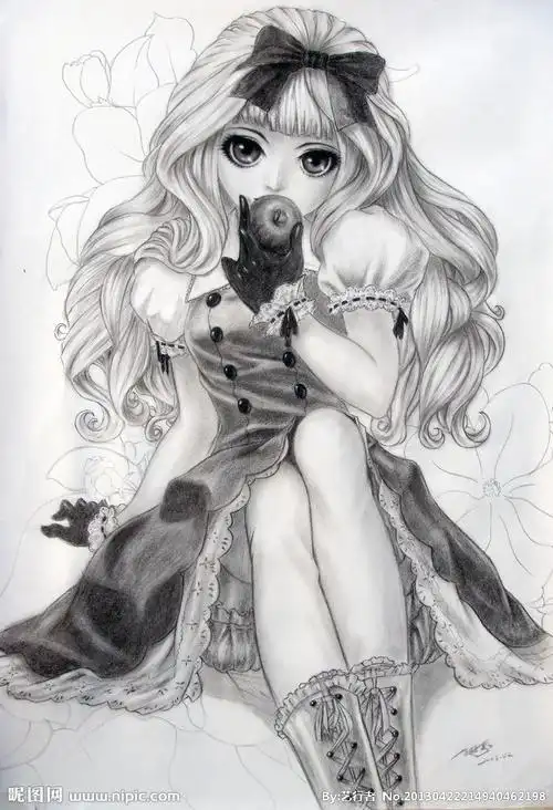 公主素描画大全 公主素描画大全铅笔画