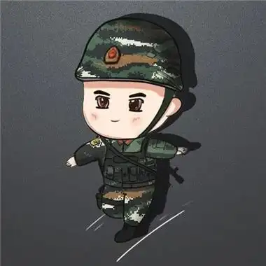 最火爆好看的手绘兵哥哥动漫头像 英姿飒爽魅力十足的军人头像_男生