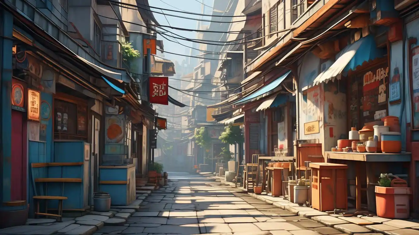 动漫街景壁纸96打造二次元梦幻桌面