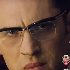 黑道传奇汤姆哈迪同款眼镜时尚前卫大脸西装眼镜架