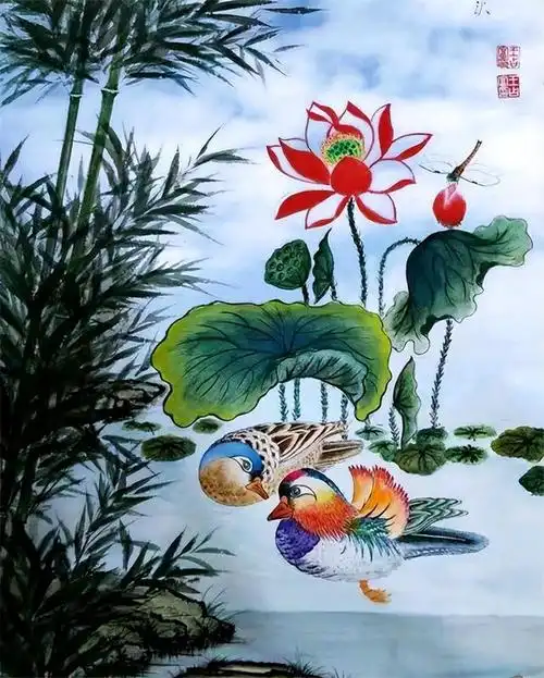 与深造的条件下,应痴心不改,自强不息,以身边的畜禽和花鸟虫鱼为蓝本