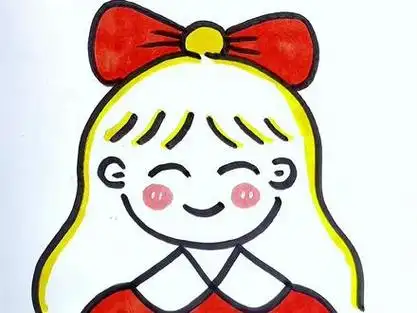 3个八画小女孩,跟我组队学起来吧#简笔画 #简笔画教程 #儿童简笔画