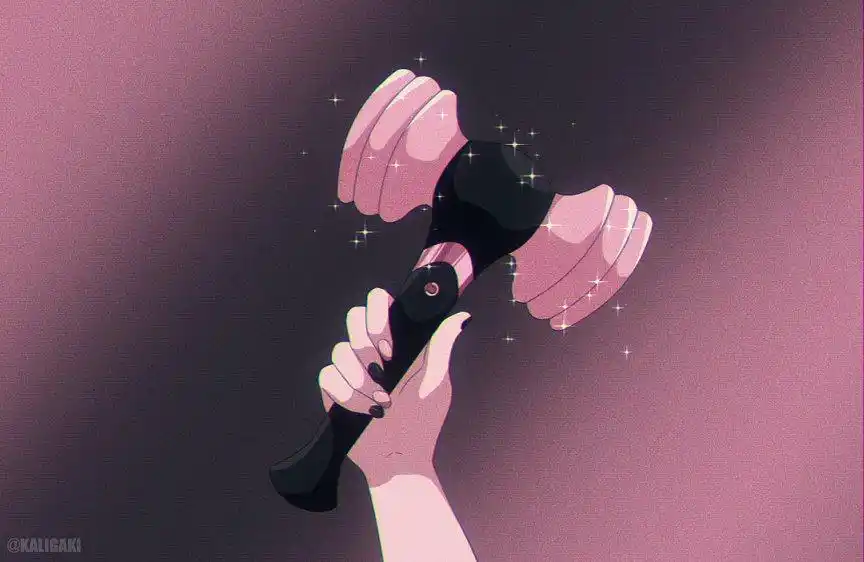 卡通动漫版的"韩团应援棒",路人:除了exo的,其他都不认识