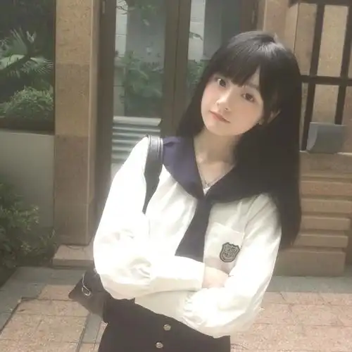 真人女生头像jk可爱女友头像美女