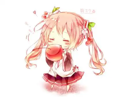 q版动漫人物(初音)(ω)