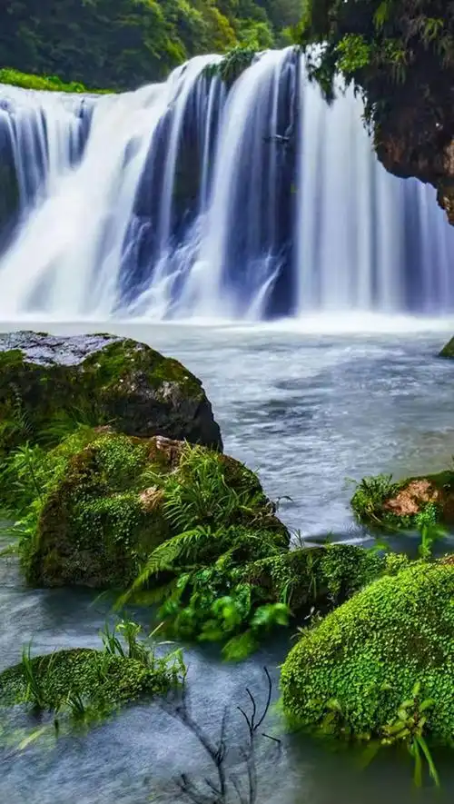 纳凉赏景,这个袖珍玲珑的世外仙境山青水清风景美~|瀑布|盘山|竹海|树