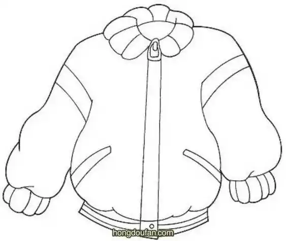 幼儿画冬天上衣简笔画