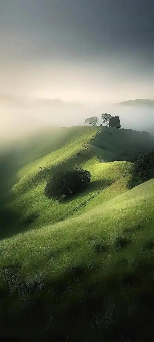 壁纸 | 高清养眼绿色壁纸,熬夜党看过来