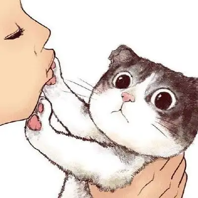 呆萌猫咪图片卡通头像漂亮猫咪图片大全可爱