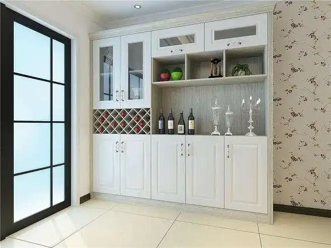 鞋柜酒柜一体效果图