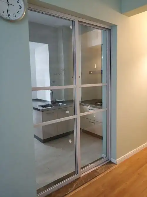 隔断定制钢化玻璃书房滑轨门阳台钛镁合金推拉移门优惠券