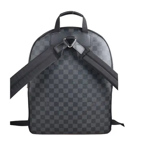 [9.8新]路易威登lv男士josh石墨棋盘格双肩背包