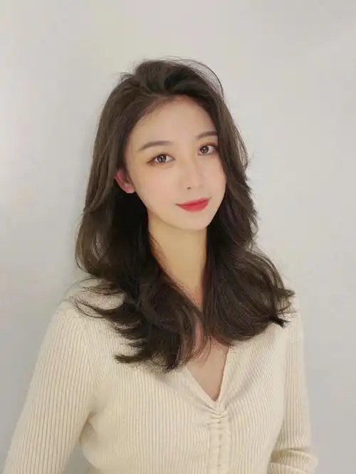 造型烫锁骨发气垫烫中长发烫发教科书