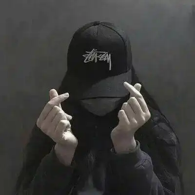 高冷好看的黑色系女生真人头像图片 精选高级感优质微信女头合集_女生