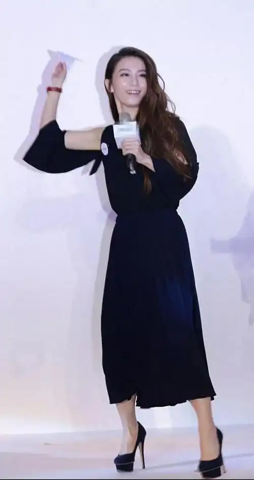 每天美图田馥甄的高跟鞋美图大赏