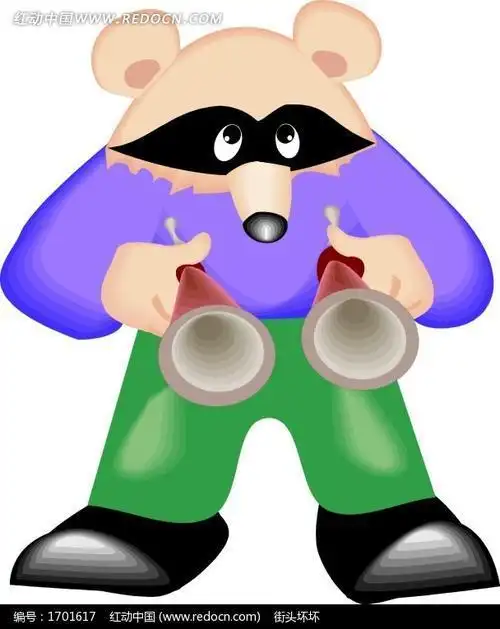 蒙面大盗简笔画