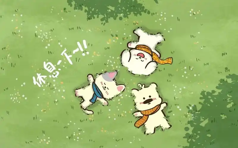 绿色系ipad电脑壁纸好喜欢