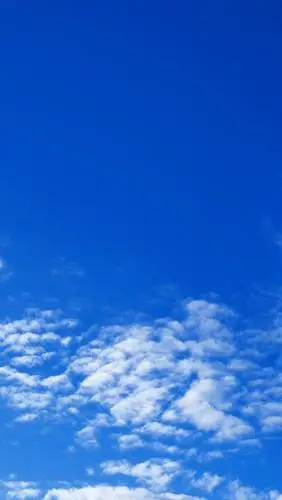 纯净的蓝天,艺术风景-手机壁纸