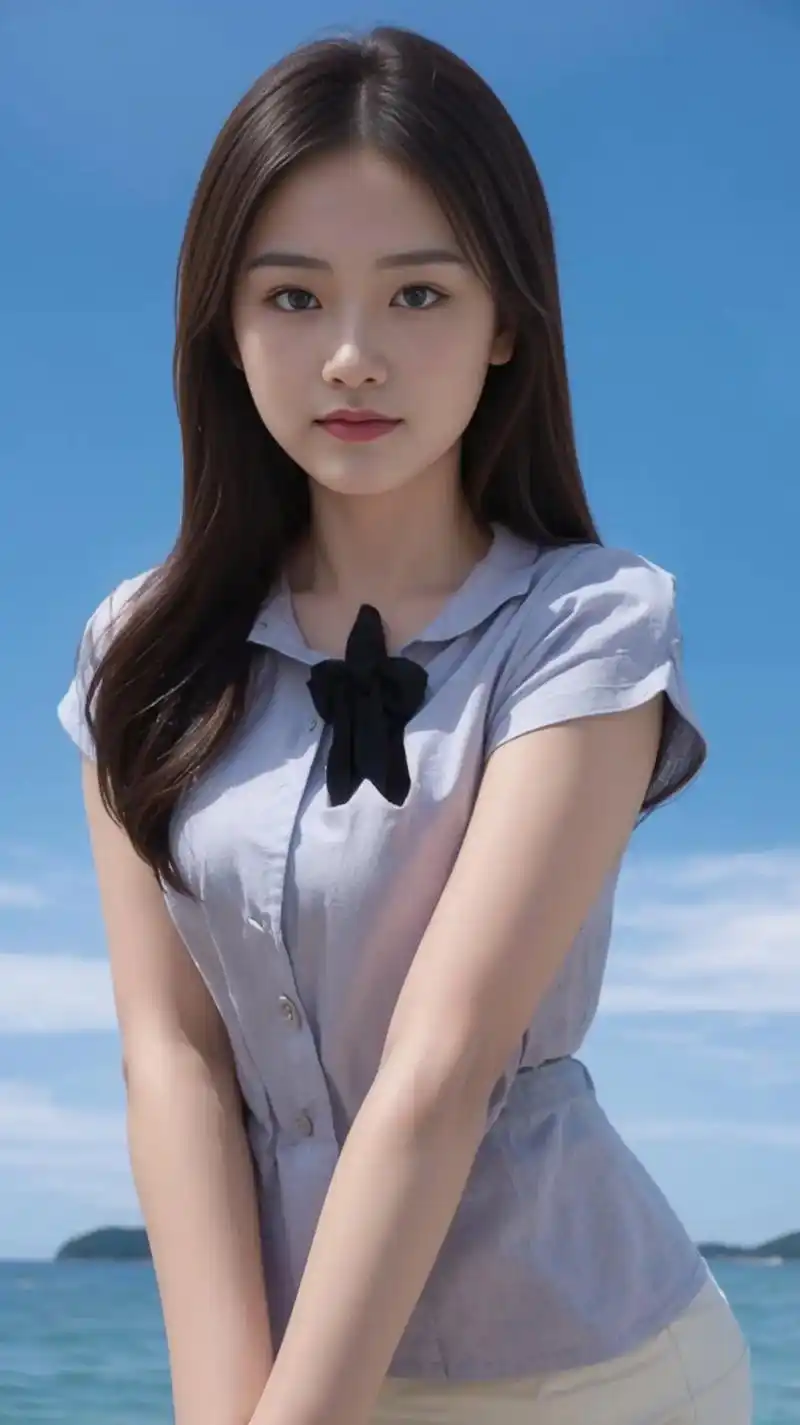 你的微笑,甜甜的笑,美美的俏!#清纯甜美 #美女写 - 抖音