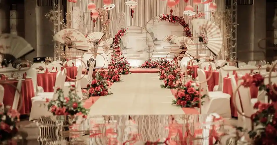 香槟色ins风新中式婚礼策划