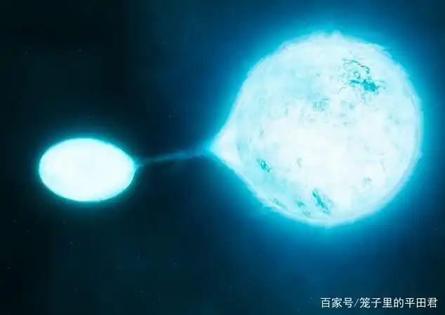 蓝离散星的双星系统