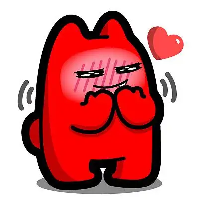 r50【魔鬼猫表情-害羞】#全身 脸红 扭扭捏捏 闭眼 ip 动漫 魔性 斗图