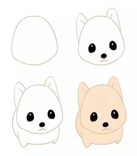 教程|简笔画|呆萌动物