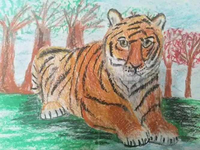 北京陈经纶中学崇实分校二年级和四年级的孩子们用他们稚嫩的小手描绘